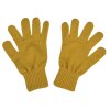 Rękawiczki musztardowy M