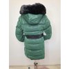 zimna bunda Dona tmavo zelena 2