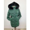 Zimna bunda Dona tmavo zelena