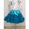tutu sukna tmavo tyrkysova