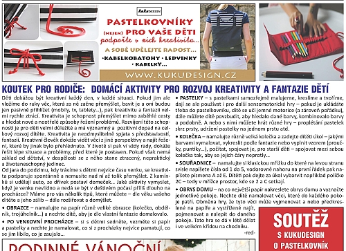 Soutěžte s Českým rájem v akci o pastelkovník kukuDESIGN