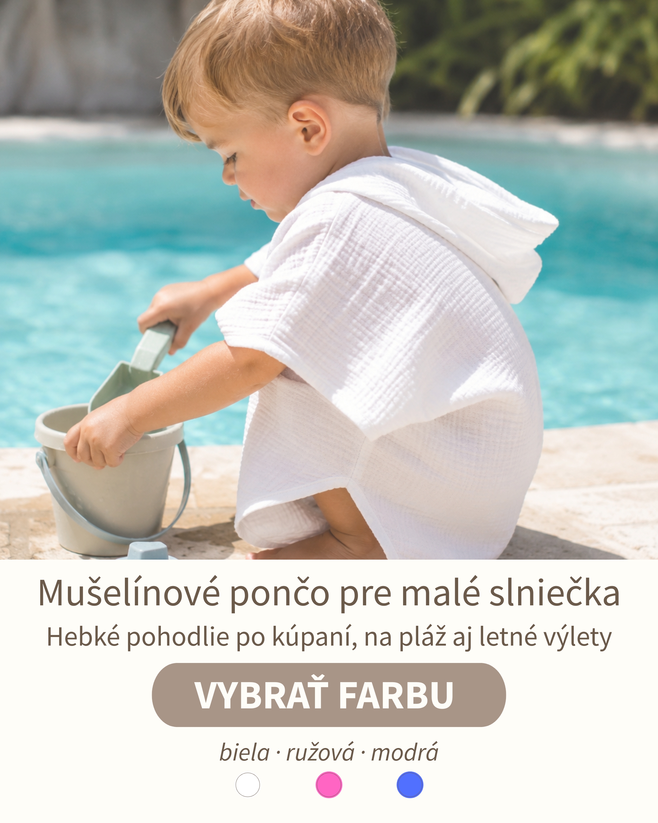Mušelínové pončo