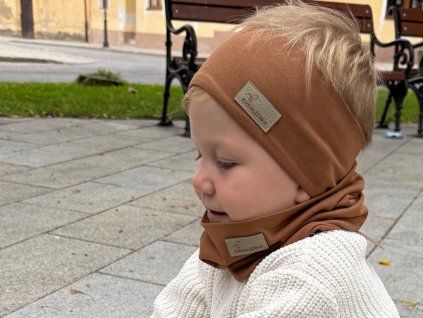 Čelenka rovná karamelová