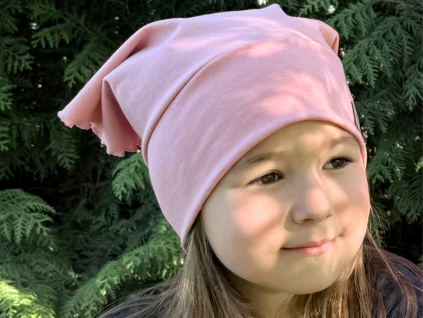 Čelenka so šatkou staroružová