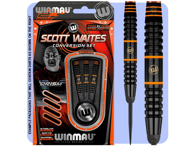 winmau scott waites conversion set darts 1215 base