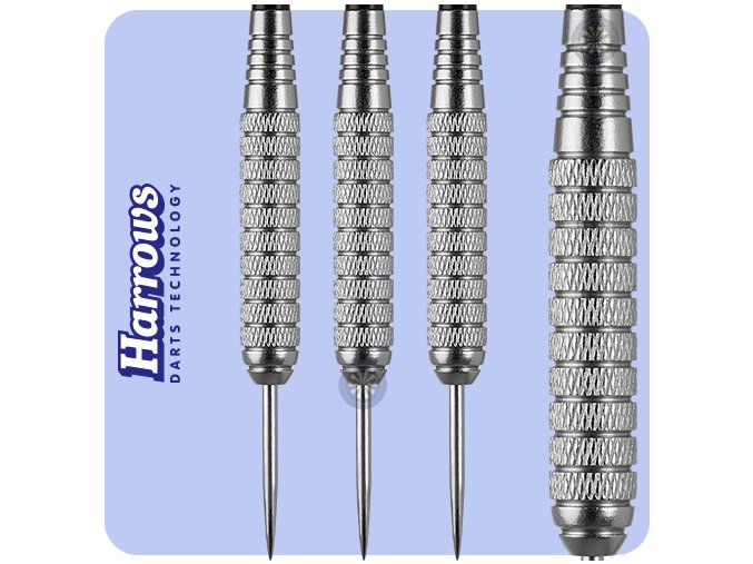 pub darts steel tip silver 22 knurled