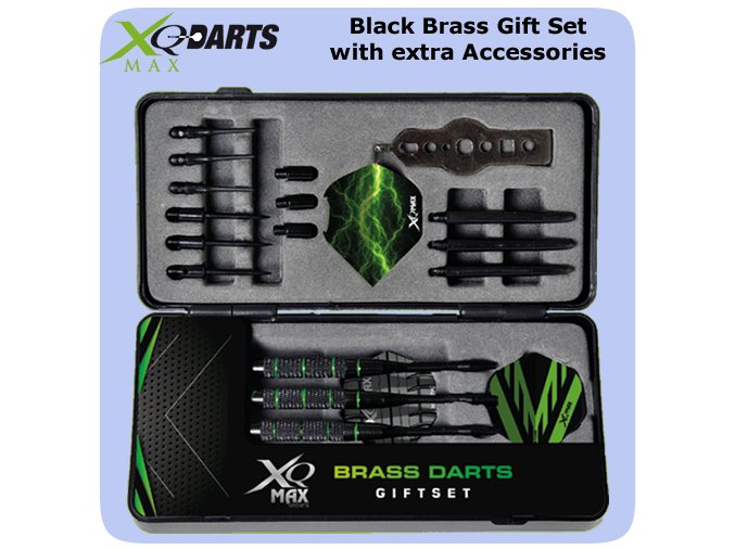 xqmax darts gift set black 700500