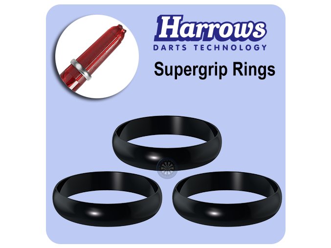 harrows supergrip spare rings black