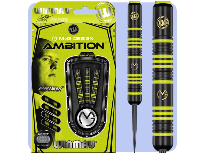 winmau mvg ambition darts steel 1233 base