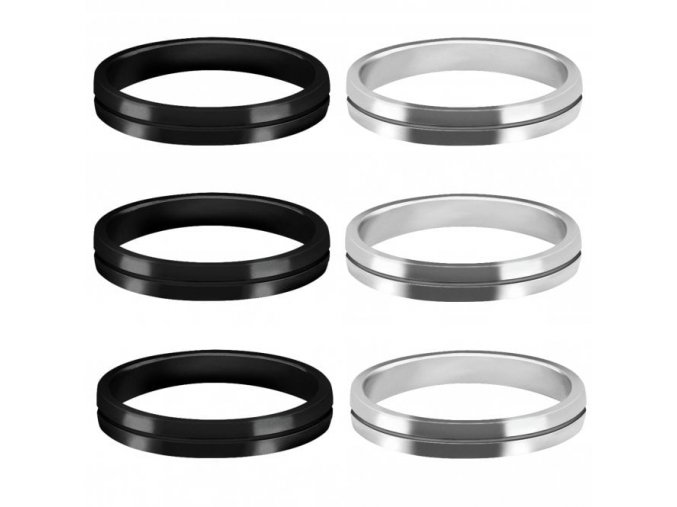 Kroužky S-Lock Rings - Shaft Lock - Pack 3 / Mission