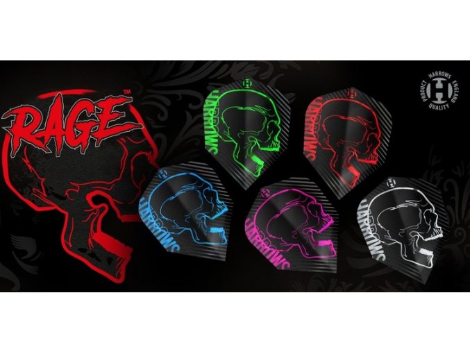 Letky Rage Dart Flights / Harrows