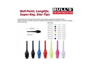 bull s ballpoint soft hroty 100ks black