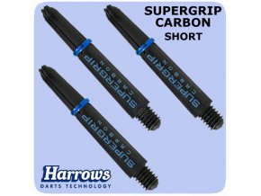 harrows supergrip carbon shafts aqua short