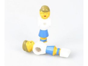 Hráč na fotbálek modro/bílý