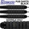 pub darts steel tip black 22 knurled sm