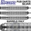 pub darts steel tip silver 20 knurled sm