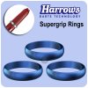 harrows supergrip spare rings blue