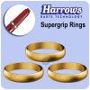 harrows supergrip spare rings gold