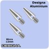 designa aluminium shafts silver micro