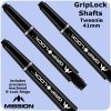 mission griplock shafts tweenie black with rings