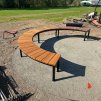 Runde Gartenbank für Feuerstelle15 EDIT