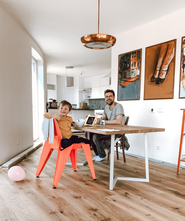 Vybavení nového bytu pro Hejlíkovi