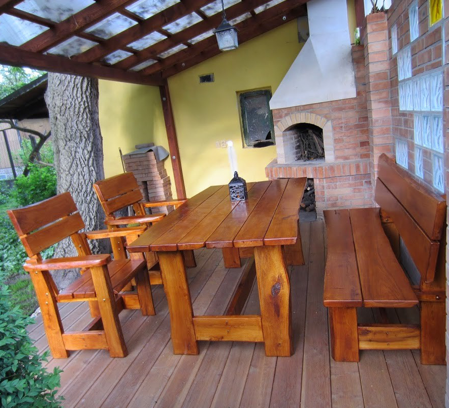 Dubová rustikální sestava Praha