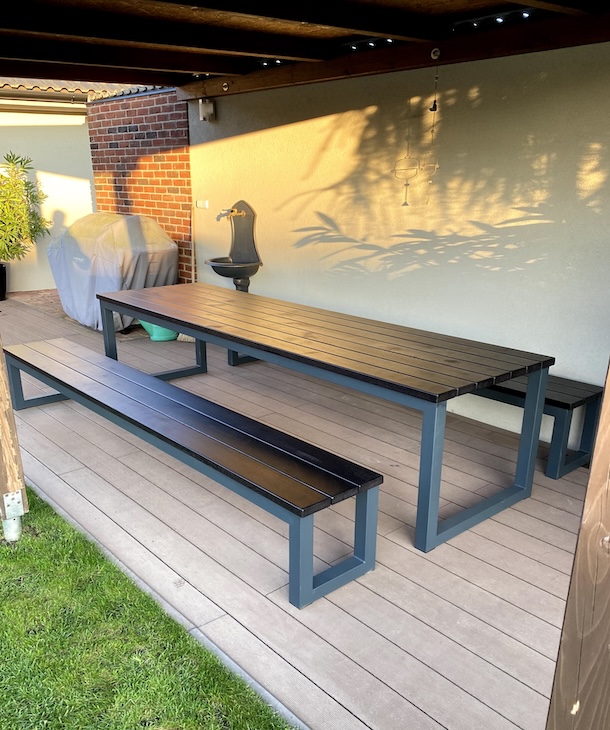 Designová zahradní sestava - okolí Prahy