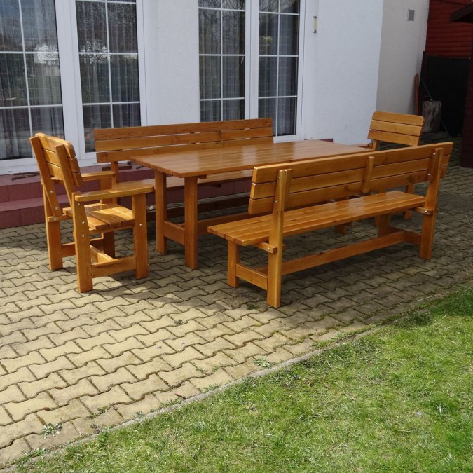 Zahradní nábytek klasický - sestava