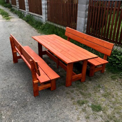 Smrková zahradní sestava