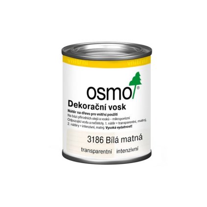 OSMO 3186 Dekorační vosk intenzivní bílý/mat