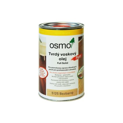 OSMO 6125 Dvousložkový 2K Tvrdý vosk. olej NN,-15% platí do vyprod. zásob