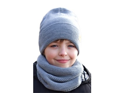 Dvojitá pletená čepice PLETEX P358