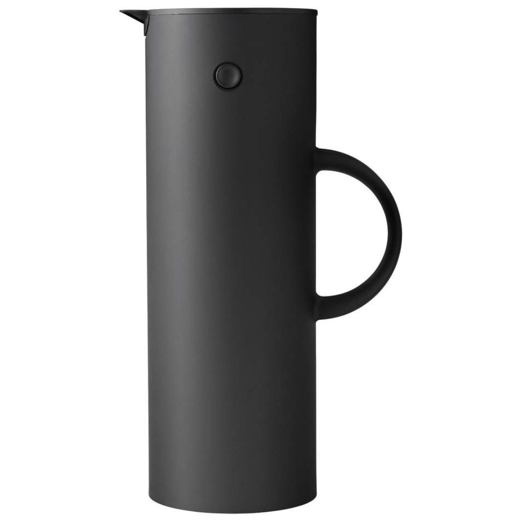 Isolierkanne EM77 1 l, Soft Black, Stelton