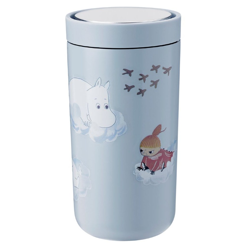 Thermobecher TO GO CLICK MOOMIN 200 ml, Soft Cloud, Stelton