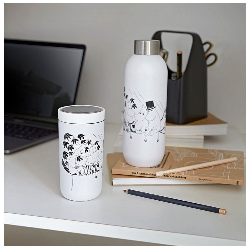 Isolierflasche TO GO CLICK MOOMIN 750 ml, zartweiß, Stelton