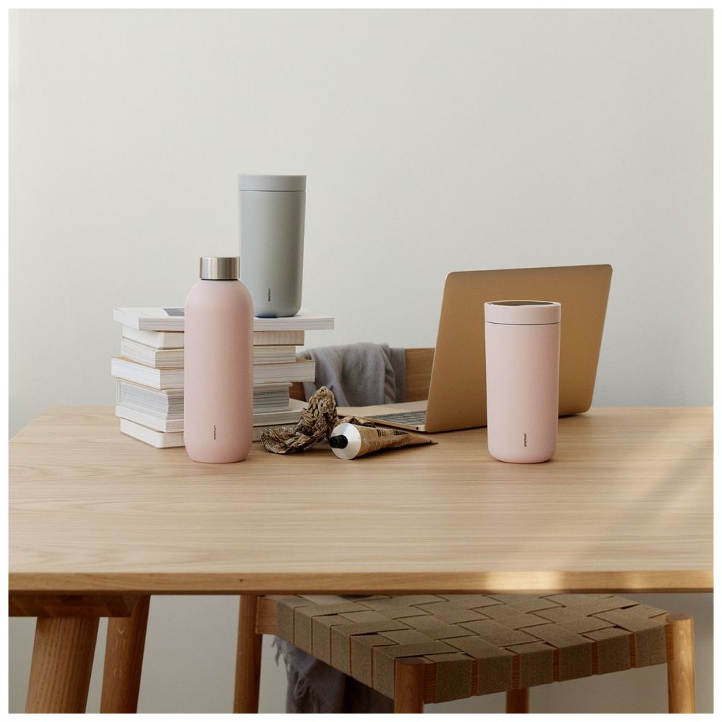 Thermobecher TO GO CLICK 200 ml, hellgrau, Stelton