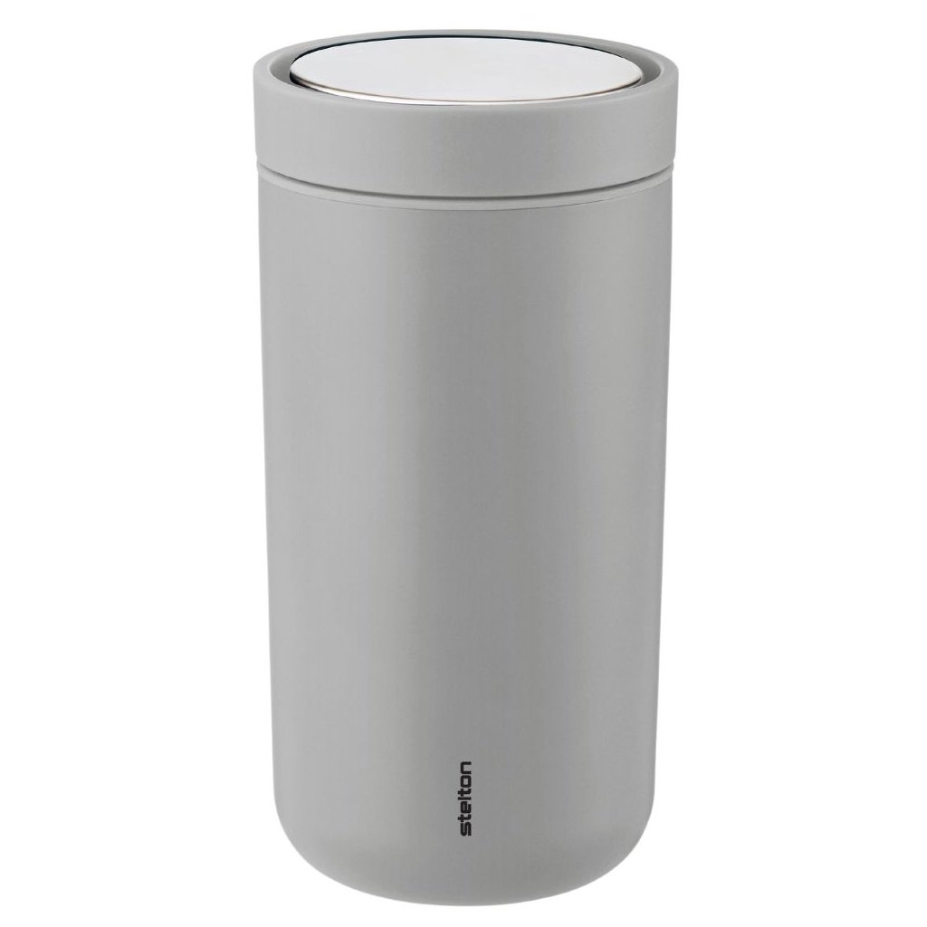 Thermobecher TO GO CLICK 200 ml, hellgrau, Stelton