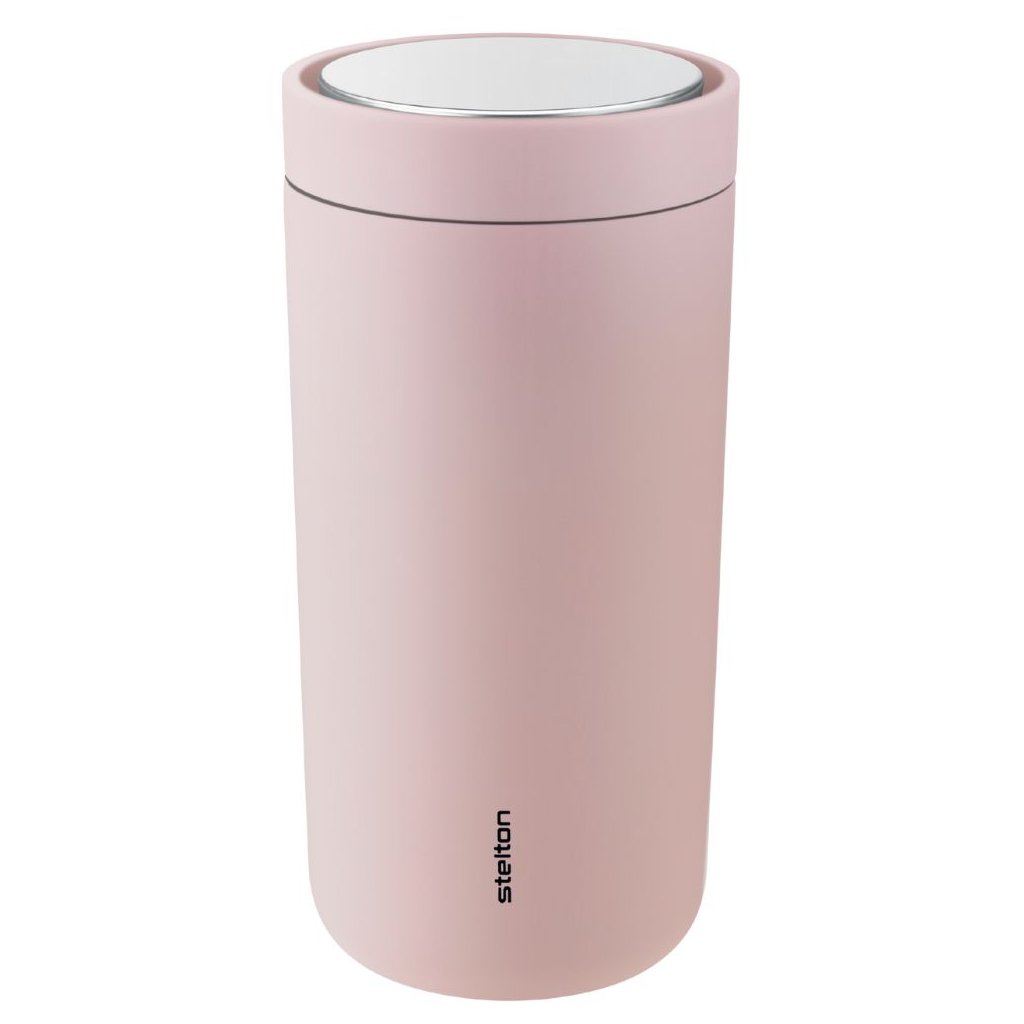Thermobecher TO GO CLICK 400 ml, zartrosa, Stelton