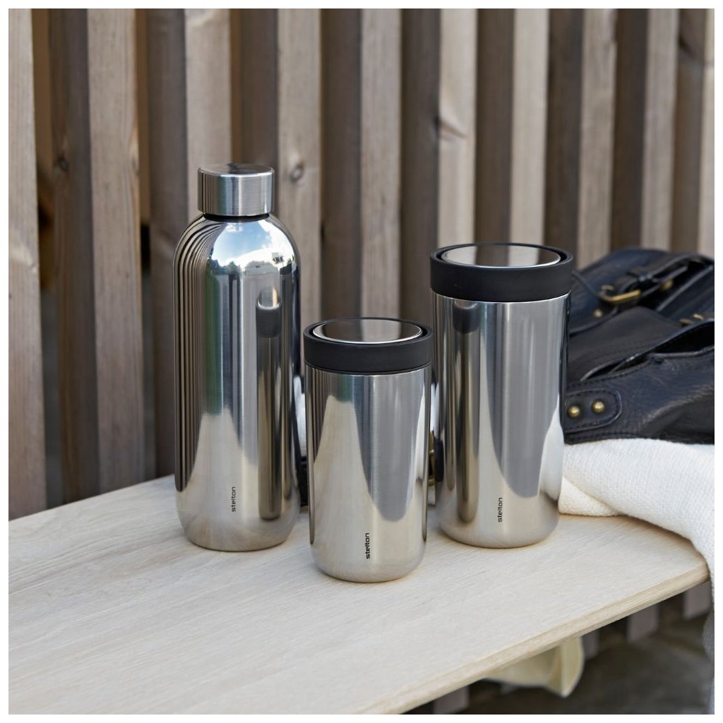 Thermobecher TO GO CLICK 200 ml, Silber, Stelton