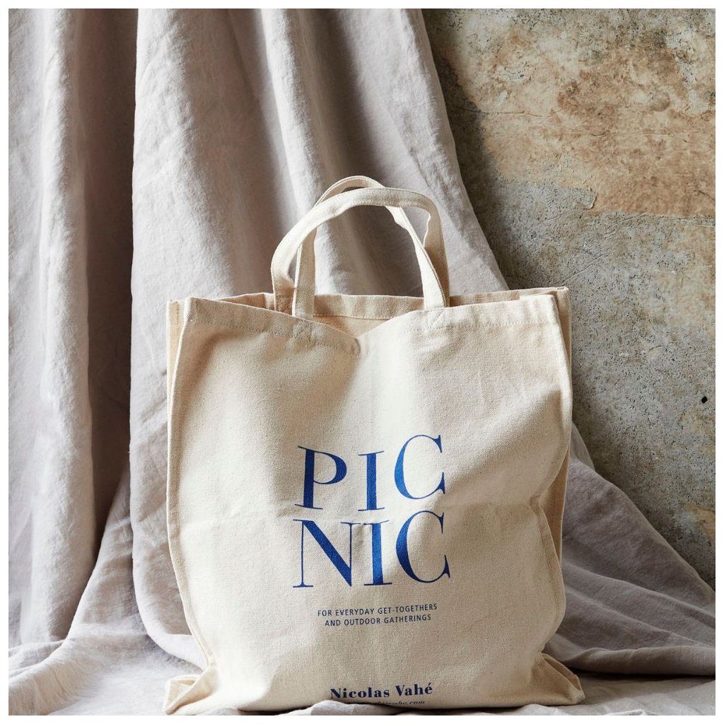 Shopper PICNIC 41 cm, weiß, Nicolas Vahé