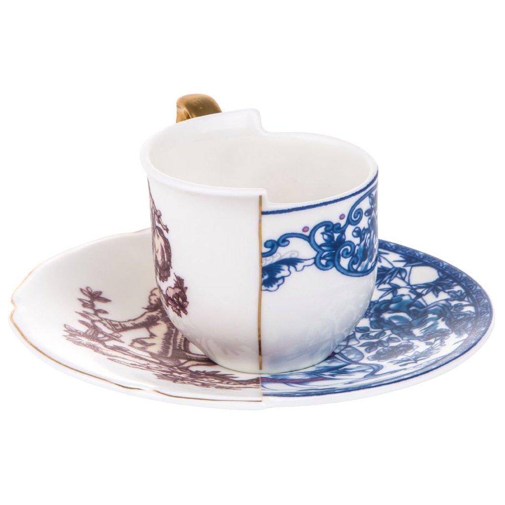 Kaffeetasse mit Untertasse HYBRID EUFEMIA, Seletti