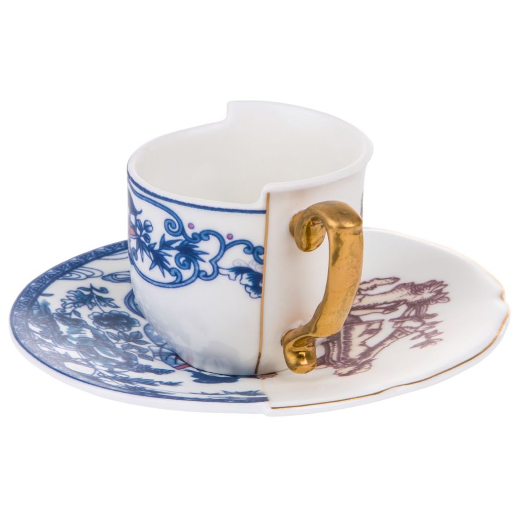Kaffeetasse mit Untertasse HYBRID EUFEMIA, Seletti