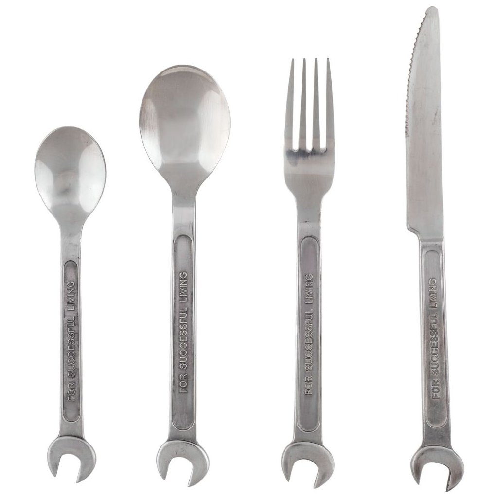 Besteckset MACHINE COLLECTION, 4-teilig, Seletti
