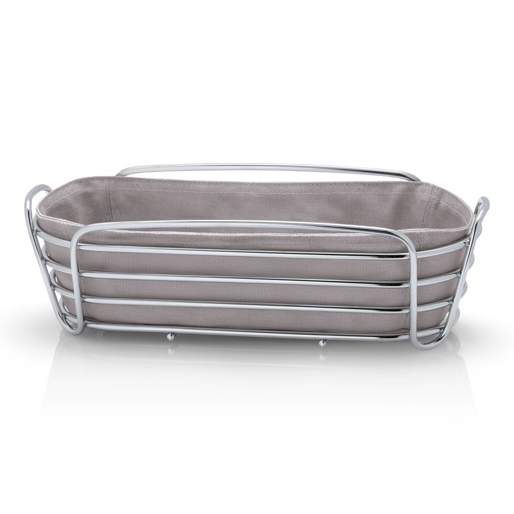 Brotkorb DELARA L 30 cm, Taupe, Blomus