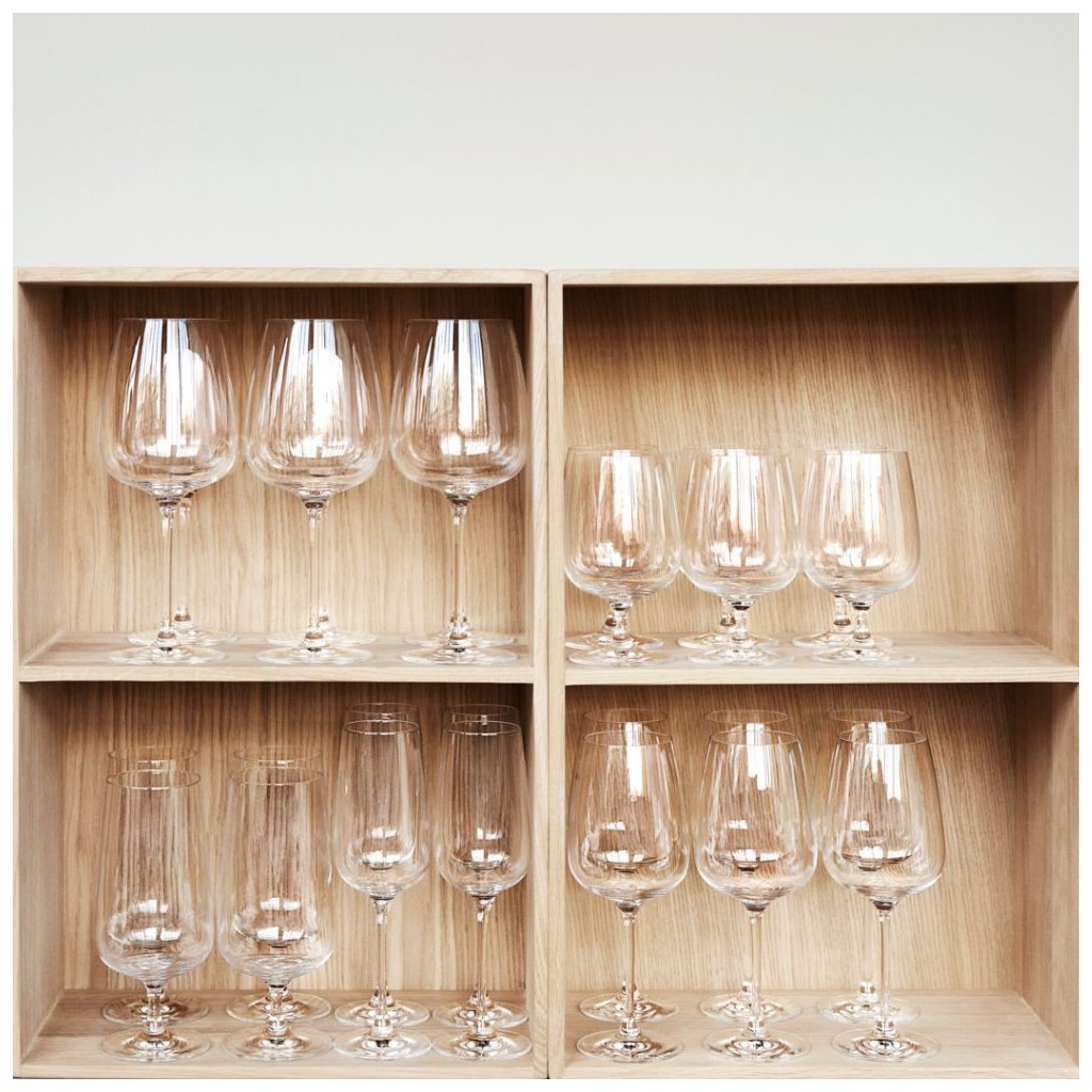 Trinkglas BOUQUET, 6er-Set, 380 ml, klar, Holmegaard