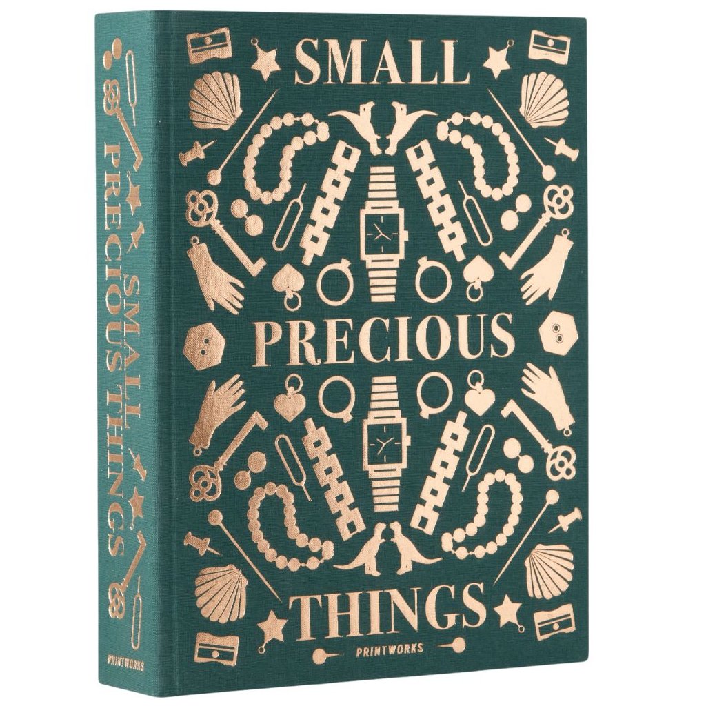 Aufbewahrungsbox Schmuck PRECIOUS THINGS, grün, Printworks