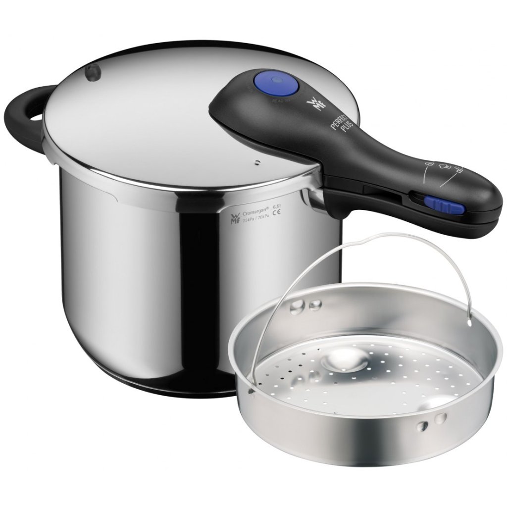 Schnellkochtopf PERFECT PLUS 6,5 l, ⌀ 22 cm, mit Einsatz, WMF