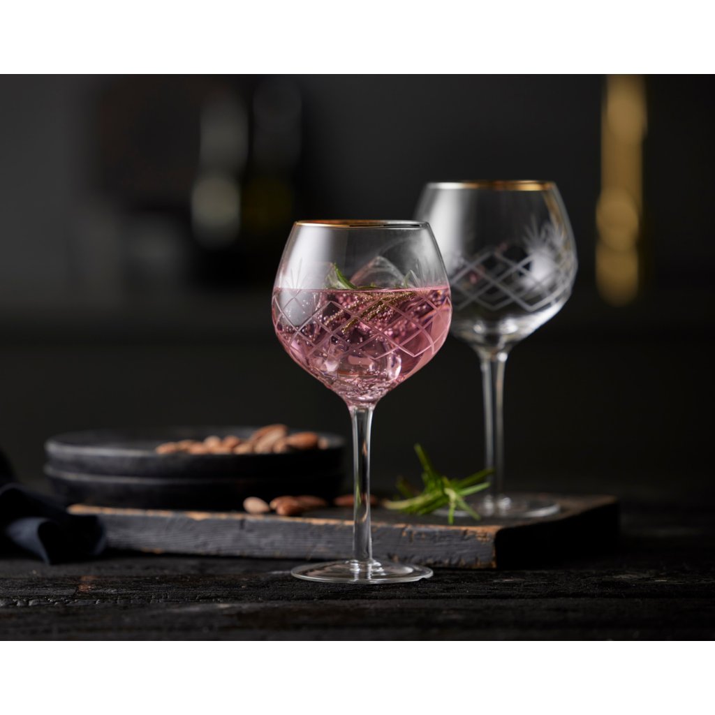 Gin Tonic Glas MILANO, 2er-Set, 600 ml, Lyngby Glas
