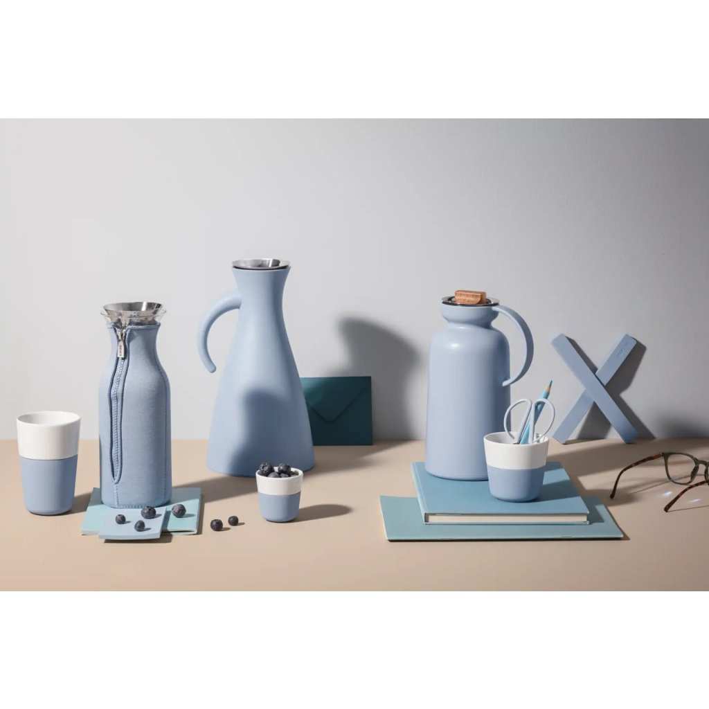 Isolierbecher für Caffé Latte 360 ml, set à 2 st, trüb blau, Eva Solo
